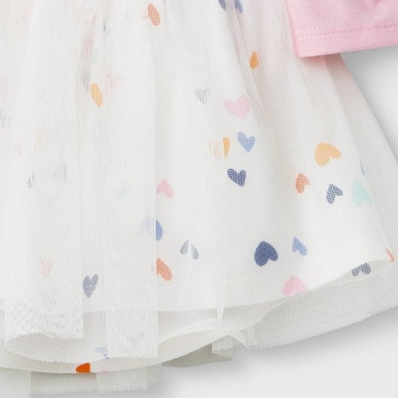 NWT Girls' 2pc Long Sleeve Top and Bottom Set 6-9m - Picture 4 of 4